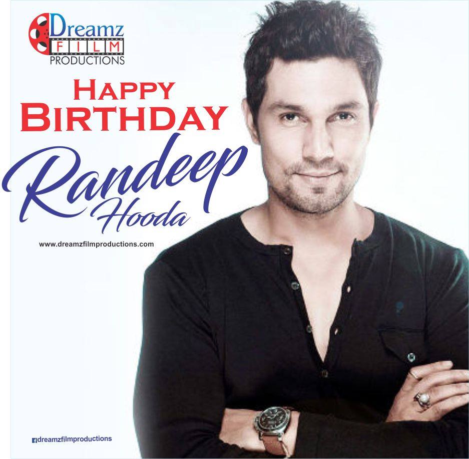 wishes a Very  to Randeep Hooda (Famous Bollywood Actor). 
