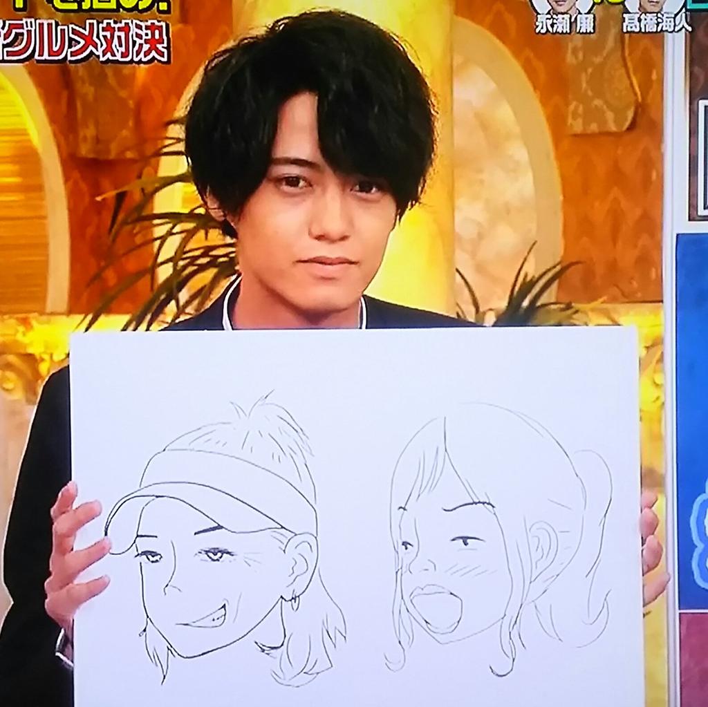 海人くんの絵✨💍✨ とっても上手で、特徴を掴んでいて、似ていた