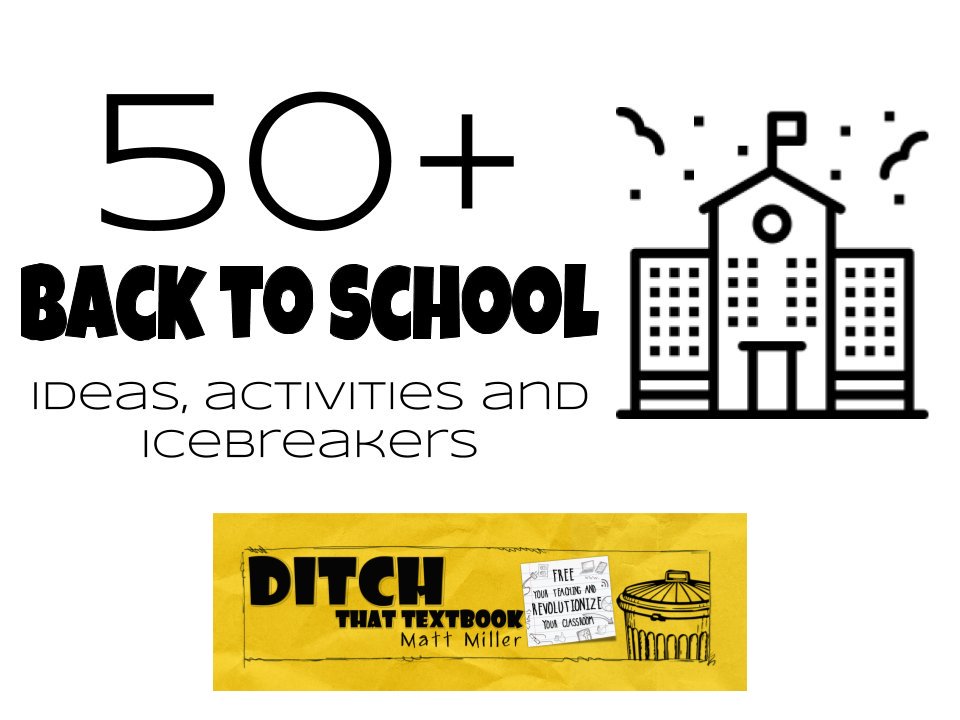 DitchThatTxtbk's tweet photo. ๐ฅ 50+ ๐ back to school ๐ซ ideas, activities and icebreakers!
โ
Check out resources like:
๐จ Play-doh challenge #HyperDoc
๐ธ Selfie activities
๐ฅ @Flipgrid introductions
๐ฌ STEM challenges
โAnd MORE!
https://t.co/BgMLj389JC
#edtech #FlipgridFever #ditchbook @jmattmiller https://t.co/3pSGta6MxU