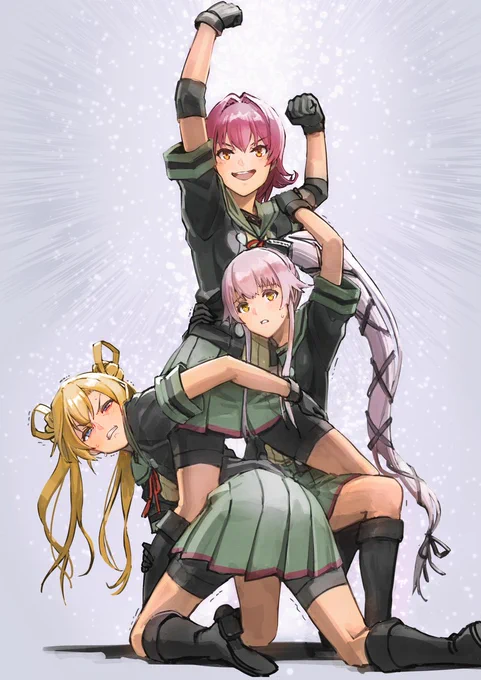 由良型で例のポーズ #艦これ https://t.co/UXpucNwJAJ 