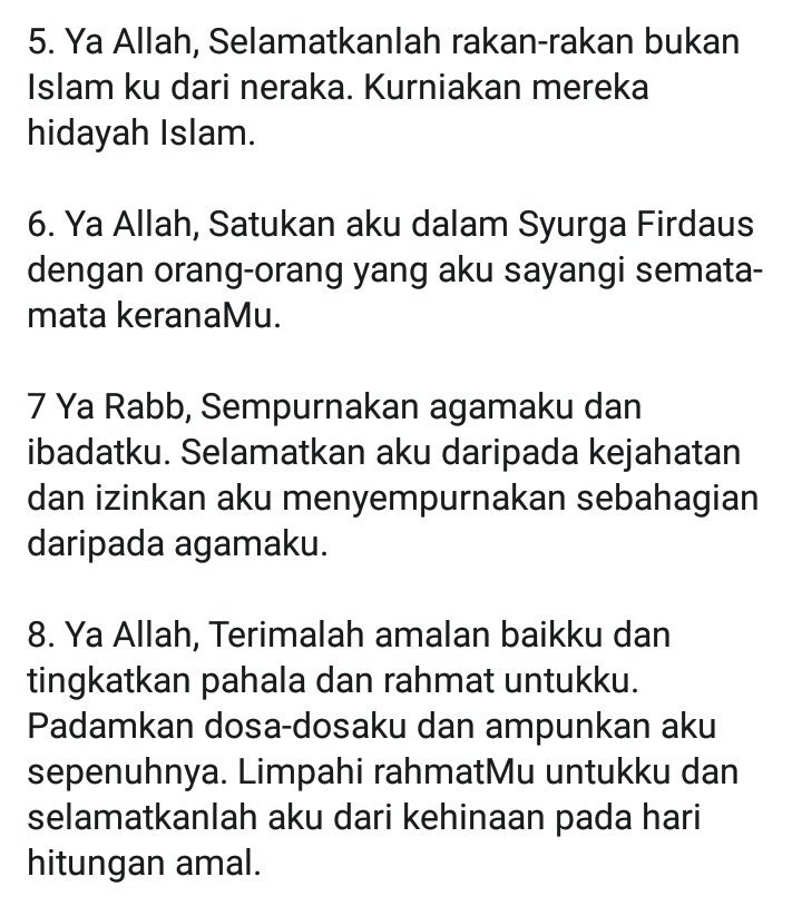 ZyhaSheik's tweet photo. Esok 21 Ogos 2018 (Hari Arafah). Doa lah dengan sepenuh hati. Semoga Allah memberi rahmat dah hidayah kepada kita. Aamiin. Ini antara doa² yang boleh dimasukkan dalam doa kita nanti. Share daripada Facebook. https://t.co/mrsexTsviX