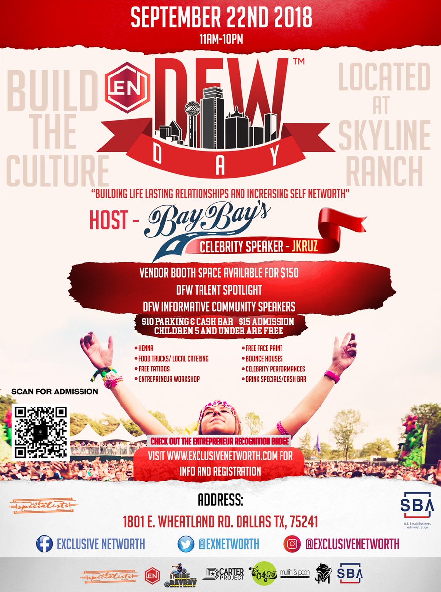 SNOWSINCEGO's tweet photo. Come support this event!
#DFWDAY @ExNetworth https://t.co/3DrVkwLJtk