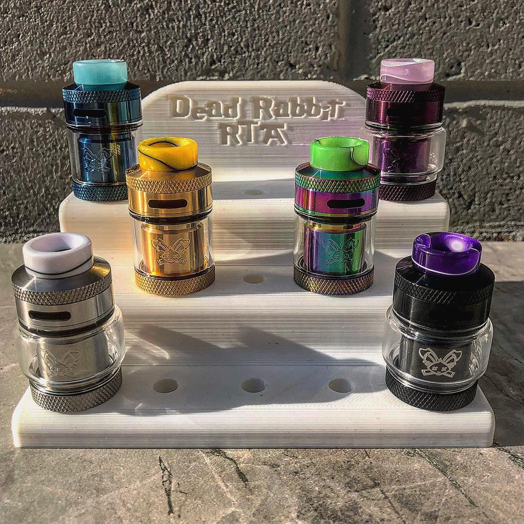 vapesourcing's tweet image. What do you think about Hellvape Dead Rabbit RTA? With CNC engravings on the wall sleeve, and have both single and dual coil options.
Now it&apos;s pre-ordre in Vapesourcing: bit.ly/2OSrAgD
#vapesourcing #hellvape #deadrabbitrda #deadrabbitrta #atomizer #vape