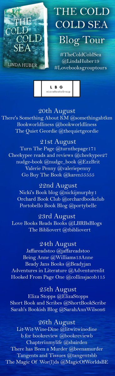 bookworldliness's tweet photo. BLOG TOUR~BOOK EXCERPT~THE COLD COLD SEA by LINDA HUBER #lovebooksgrouptour https://t.co/E91tb8KNHy https://t.co/gZnzehgal5