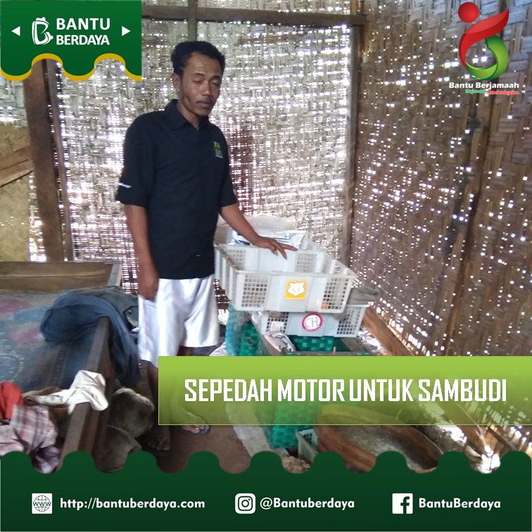 BantuBerdaya's tweet photo. Saat ini Yayasan Bantu Berjamaah Jogja sedang berupaya membantu pengadaan kendaraan. Kendaraan yang akan kami bantu adalah kendaraan bekas seharga Rp. 3,5 - 4 juta. Mari bantu Mas Sambudi mandiri dan menopang kehidupan ibunya.

Donasi >>  https://t.co/9tH0mJrgnP 

#BantuDonasi https://t.co/lUXxPV8QDv