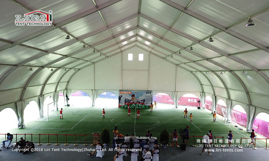 LiriTent's tweet photo. A curve tent was built by Liri Tent for football hall for teenagers. They can play football or be trained whether it is rainy or sunny.
#footallhall #curvetent #LiriTent https://t.co/DcGwza3XAv