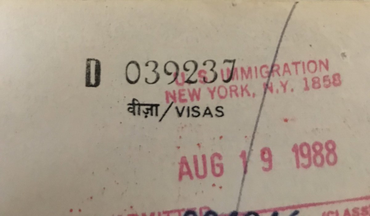 30 Years Ago Today I landed at JFK - todays’s Ellis Island on a beautiful sunny NY day - I remember it like yesterday. Thankful to my adopted country &amp; proud to be an American. We must ensure America continues to inspire the world’s best to come here with open arms.