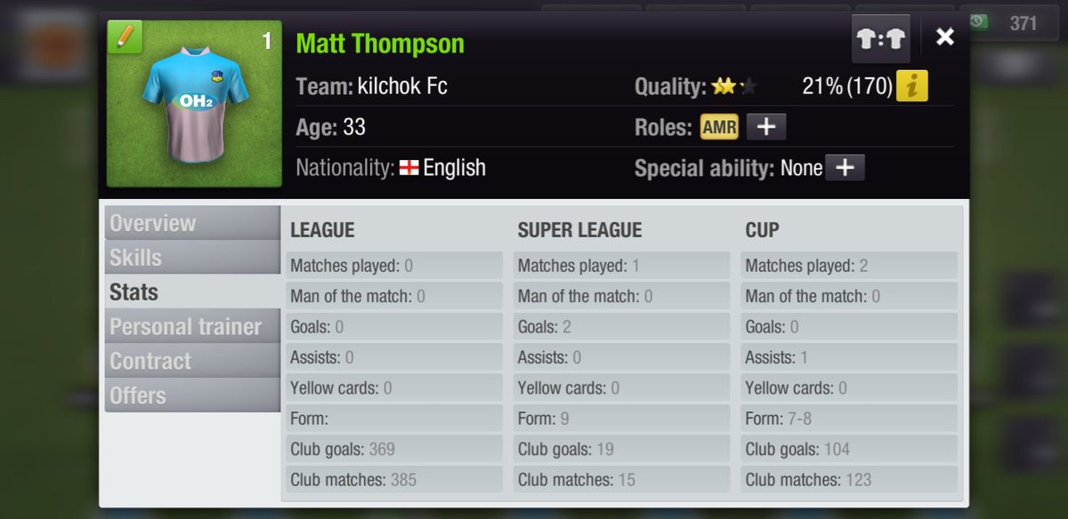 KilchokFc's tweet photo. Legend #M_Thompson retire after 2 season
#TopEleven https://t.co/ifYbp4Fuqo