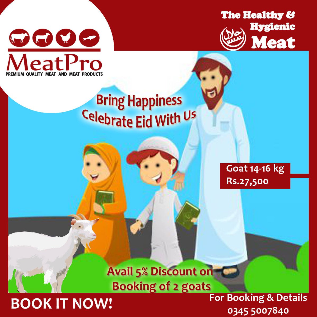 Online Qurbani Services - Goat,Cow/Bull and Share