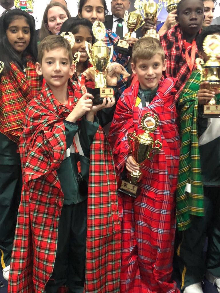Junior Springboks &amp; twin brothers Judah &amp; Caleb Levitan earn gold for SA. Crowned as best two U8 chess players in Africa at Africa Youth Chess Championships in Kisumu, Kenya. Both undefeated against Africa’s best. SA first for title! <a href="/TokozileXasa/">Tokozile Xasa</a> <a href="/GertCOosthuizen/">FORMER DEP MIN SPORT RSA</a> <a href="/News24/">News24 🇿🇦</a> <a href="/eNCA/">eNCA</a>