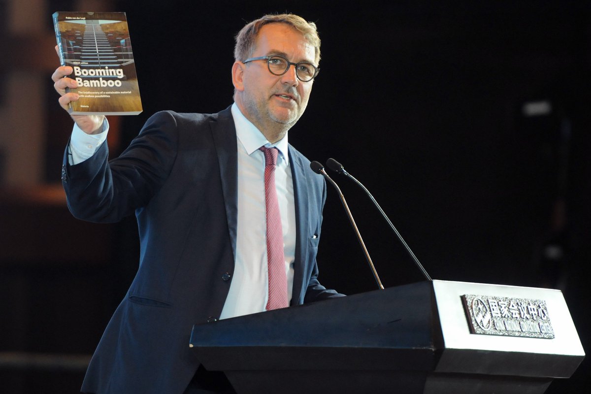 INBARofficial's tweet photo. "Bamboo offers a lot of benefits that combine the #SDGs and the climate agenda."
@cmfrick spoke at #BARC2018 about bamboo, #climatechange and the @UNFCCC's role. https://t.co/4HQMXXb0an
#ClimateChangeIsReal #naturebased #sustainableliving https://t.co/YzSwLmQh8f