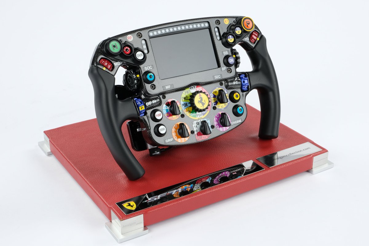 amalgamofficial's tweet photo. For all Formula One aficionados, our Ferrari SF71H Steering wheel is now completed and ready. The intense level of precision that goes into developing these steering wheels with @SuderiaFerrari's designers is a fascinating journey.
#SF71H #F1Ferrari #FerrariChat #FormulaOne2018 https://t.co/s5R4XmT9bT