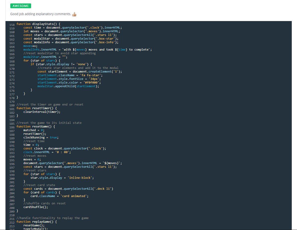 Fateh_AK_'s tweet photo. Memory Game - FEND Project 2
This project was spot on!! Had tons of fun fiddling with JS and have made it more awesome through silky smooth animations. Have fun!!
Play it here: https://t.co/P0Z7yxApNr
#NanodegreeAccelerator #FENDProjectChallenge
@UdacityINDIA @udacity @akshtjn https://t.co/OT1cVFkHiS