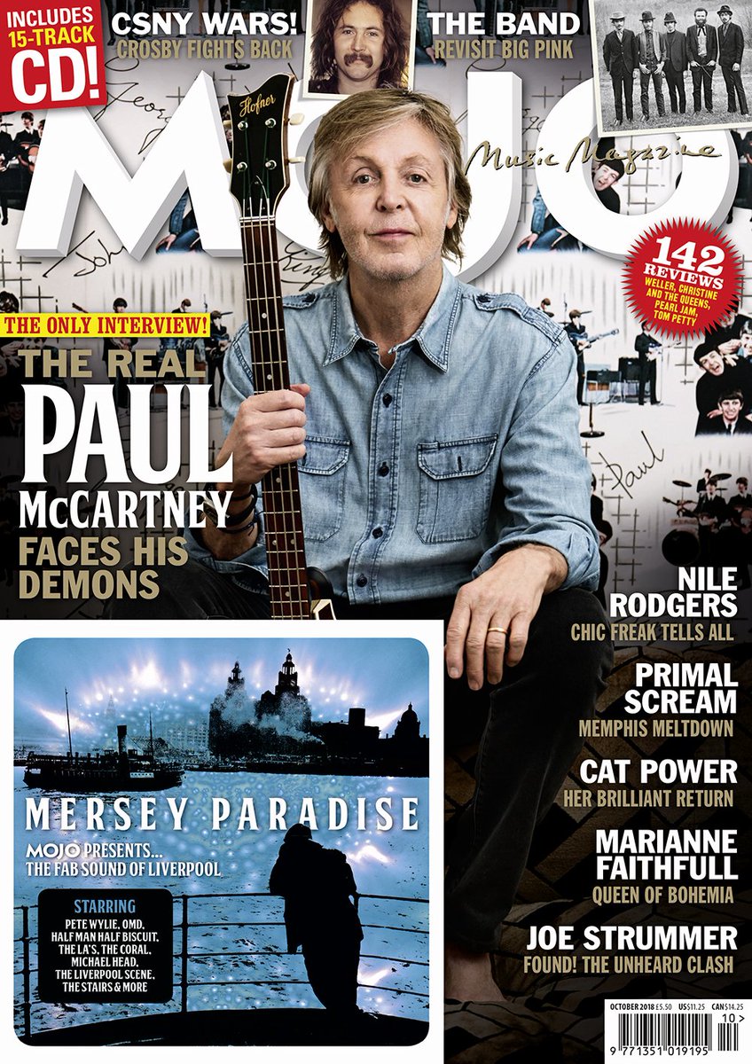 PaulMcCartney's tweet photo. Paul's in-depth interview with @MOJOmagazine delves into the making of new album #EgyptStation accompanied by an intimate portfolio of shots by @maryamccartney https://t.co/h2tHeCqOLX https://t.co/iUSUERibmJ