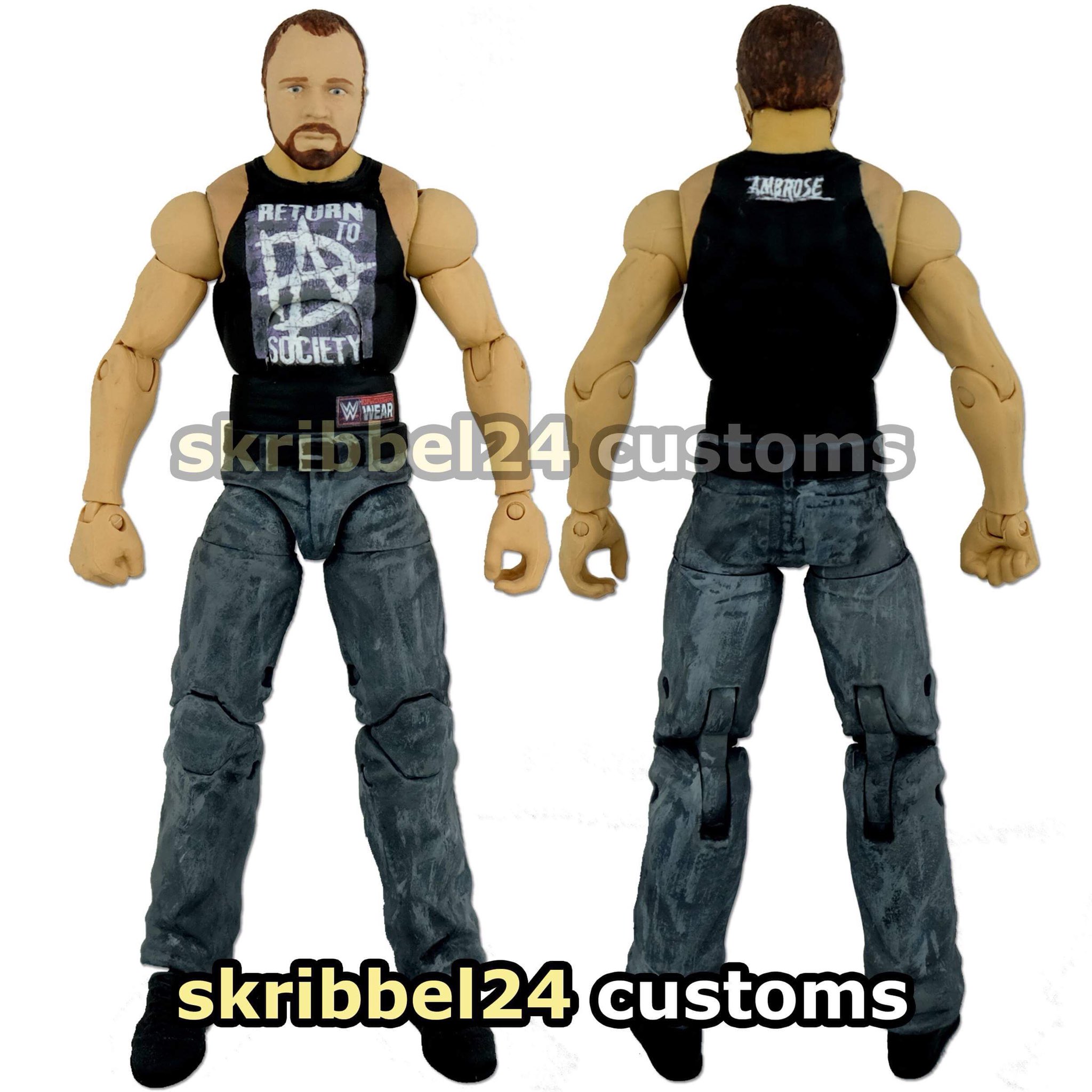 custom dean ambrose figure