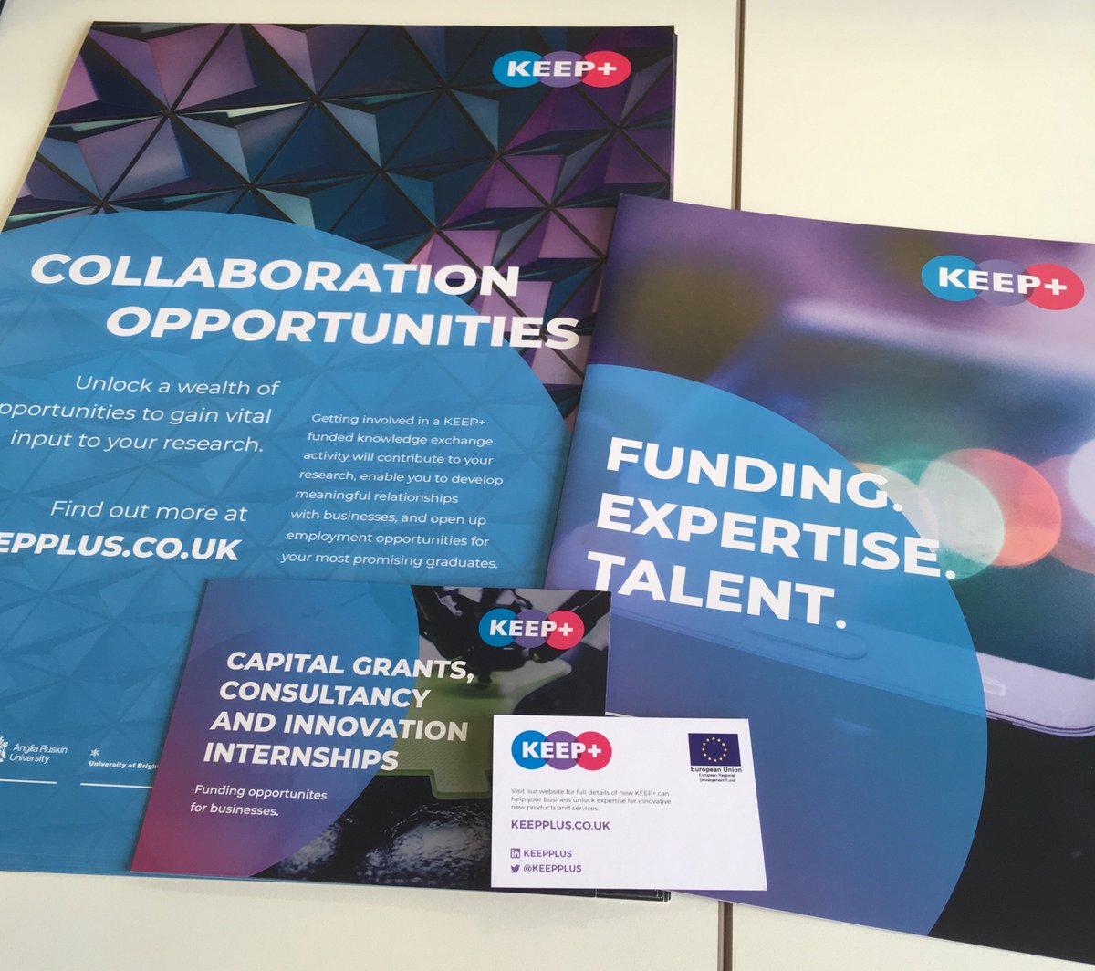 Are you an innovative #SME developing a new #product or #service? You could be eligible for an #ERDF grant for academic collaboration, internships, or 3rd party consultancy. To find out how to gain vital input to your business, visit keepplus.co.uk