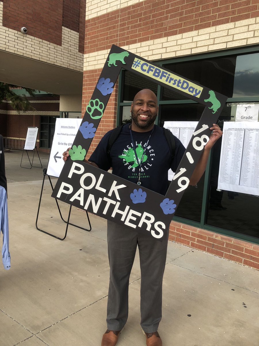 KOSullivanLDISD's tweet image. Polk Panthers are ready for a great year! @CFBISD #CFBfirstday #pantherpride #betheexceptiom