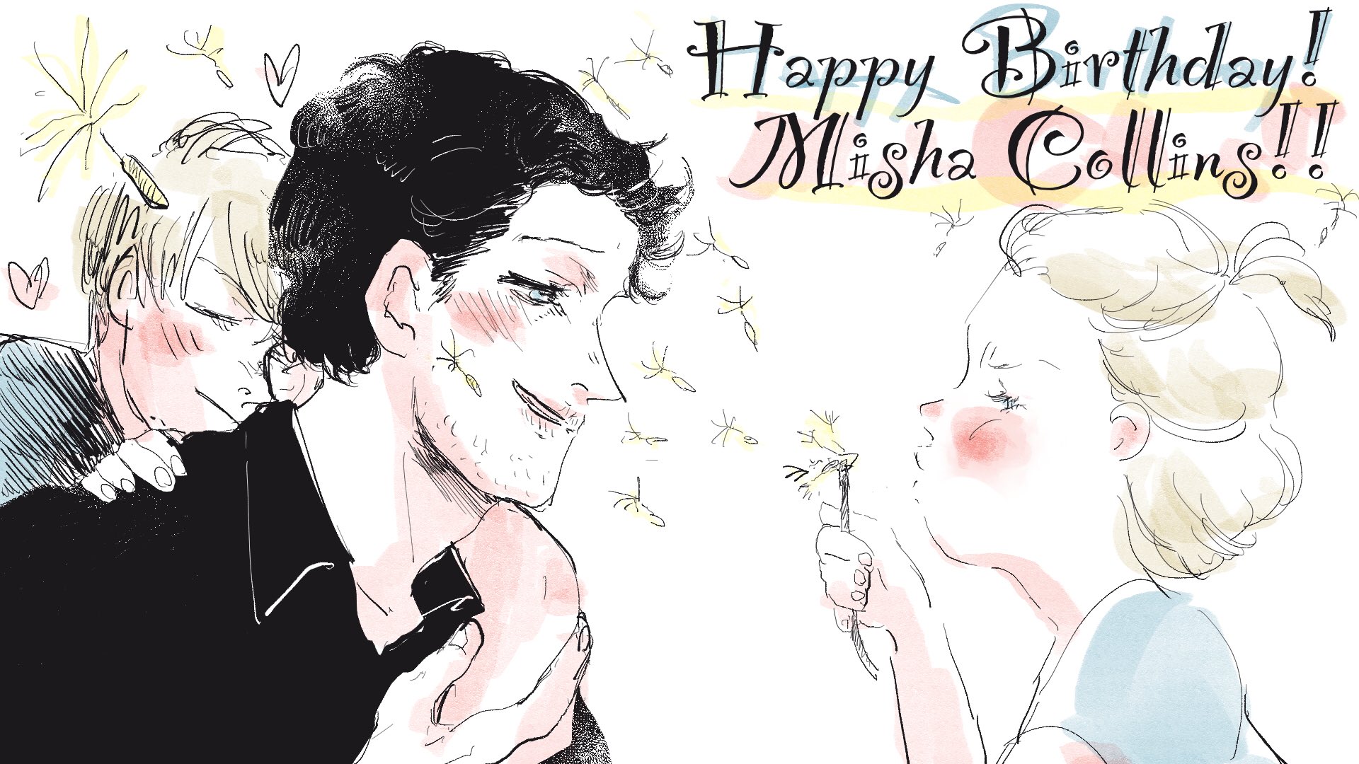 Happy Birthday Misha Collins!!!                              