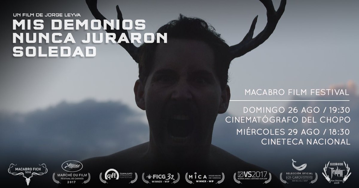 MisDemoniosNJS's tweet photo. Próxima proyección !!! Ahí nos vemos 👋#MisDemonios #LaTuercaFilms #CineMexicano #MDNJS https://t.co/655ioF2XYJ