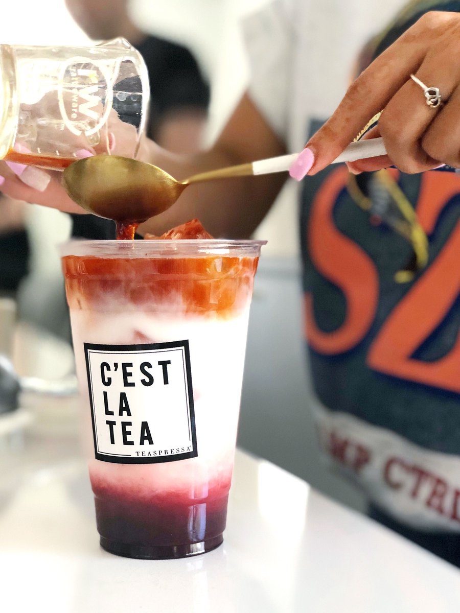teaspressa's tweet photo. Good morning! Stop by our Arcadia or Ann Arbor store and say “PreTEA in Pink” to the barista. First 10 people get a free beet juice shot!! #secretmessagemonday https://t.co/KOf9RbyDG2