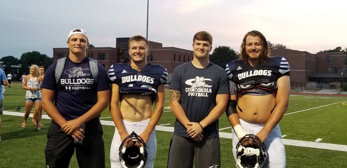 clark1528's tweet photo. Once rivals, now teammates!!!  Good Luck @CUNEFootball !!!!  GO BIG BLUE!!!!  #hersheypanthers  #northplatteirish
@EastonC28 @ZacMill32 @jaydenbrosius @HersheyPanthers https://t.co/efbbbrk0tY