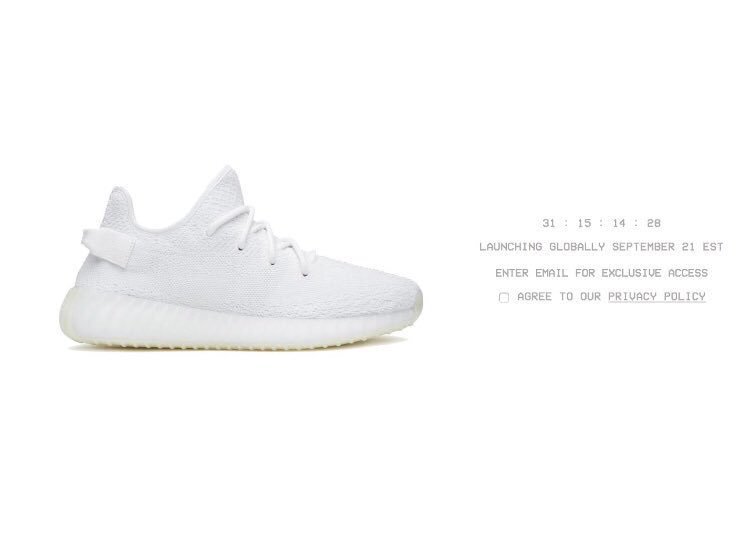 ProxyReserve's tweet photo. Yeezy Boost 350 ‘Cream’ returns next month! https://t.co/LUb02k5xFF