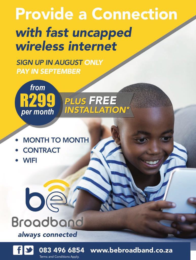 BroadbandBe's tweet photo. WiFi Installations for Complexes, Estates and Flats in the Alberton and Germiston area. Best rates and connectivity. Contact us today 083 496 6854 #Wififorcomplexesestatesflats #Freewifiinstallation #BeBroadband https://t.co/V7JCZObA4X