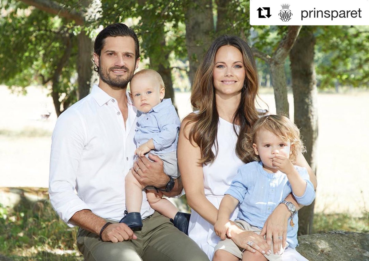 Princess Estelle Attire on Twitter: "The Prince Couple shared this  wonderful picture of their family on their Instagram account. The picture  was taken at Solliden in July. 📷; @prinsparet… https://t.co/3z7B17KGVl"