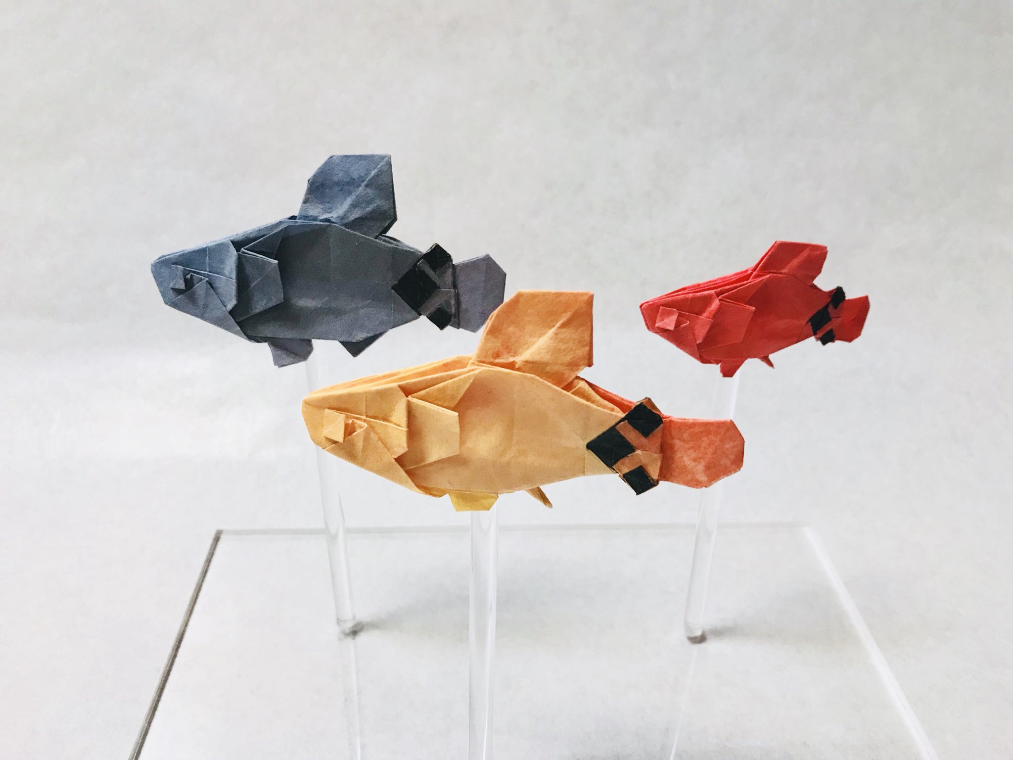 土井 源 Pa Twitter 折り紙でミッキーマウスプラティ 創作しました 折り紙 ミッキーマウスプラティ