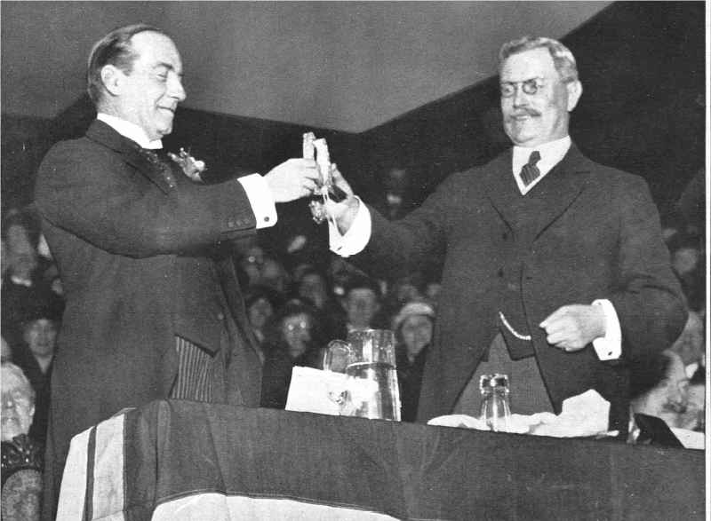 odavies9's tweet photo. The possession of talismans &amp; mascots in sports/military has been quite well studied, less so good luck charms and protective talismans in politics. Here's British PM Stanley Baldwin being given a good luck horseshoe to kick off his 1923 campaign. It didn't work. Hung parliament. https://t.co/6wFqMXqbCH