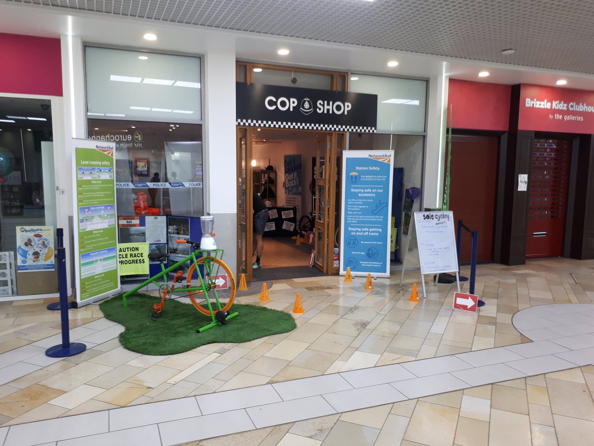 wazza612789's tweet photo. In the Cop Shop in the Galleries this week is @solecycling and Network Rail. Come down chat to the team #ASPCOPSHOP https://t.co/qawwQX0vBm
