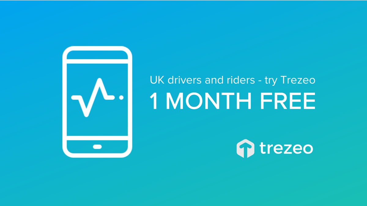 trezeohq's tweet photo. Did you know that all drivers and riders who sign up to Trezeo get 1 month free?  Plenty of time to love it or change your mind. https://t.co/umALfwqSZX #uber #deliveroo #addisonlee #londondriver #professionaldriver #ontruck https://t.co/kpFb8pXAct