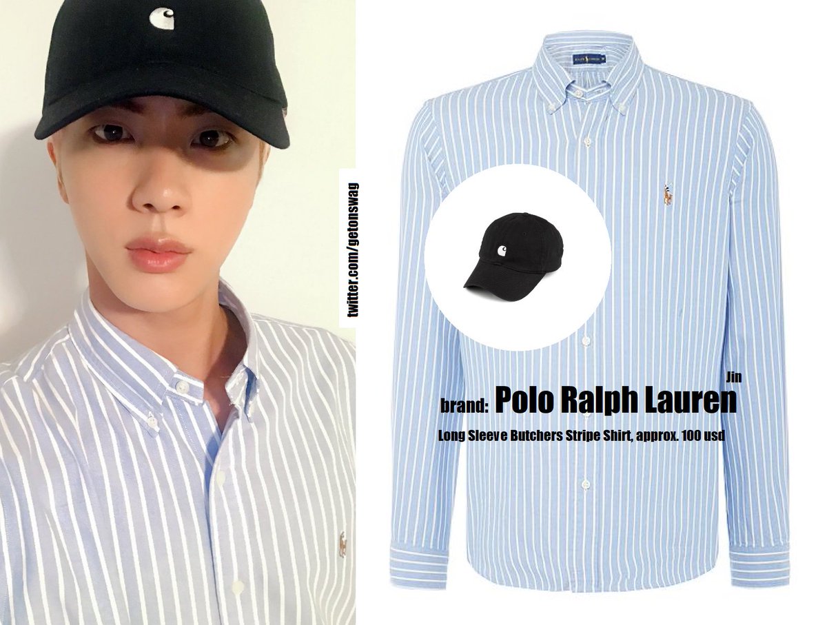 JIN #BTS 180820 weibo #JIN #방탄소년단 #진 #석진 Polo Ralph Lauren 