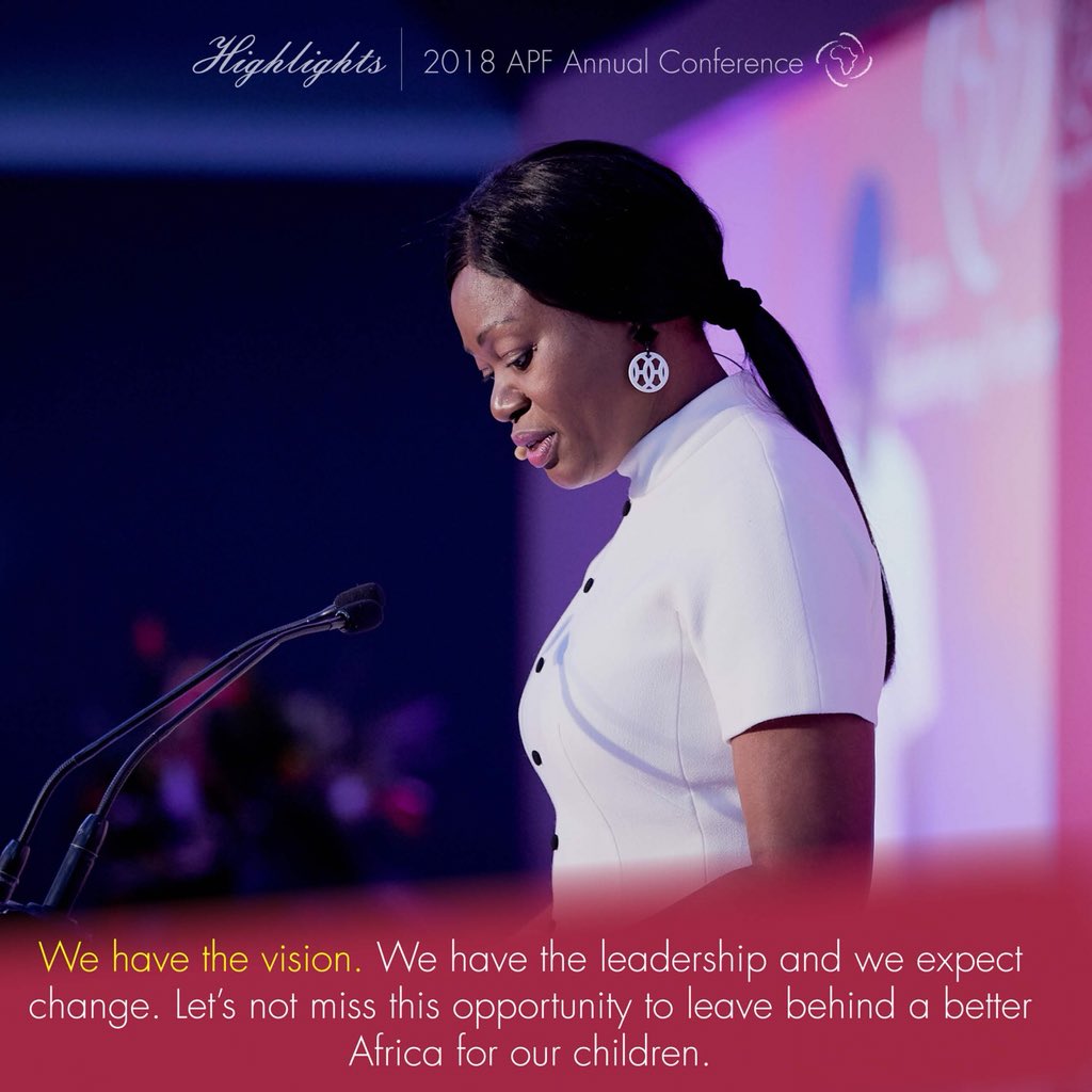 APForg's tweet photo. We have the vision. We have the leadership and we expect change. Letโs not miss this opportunity to leave behind a better Africa for our children.
#APF18 #MondayMotivation https://t.co/Y8xVcavfUf