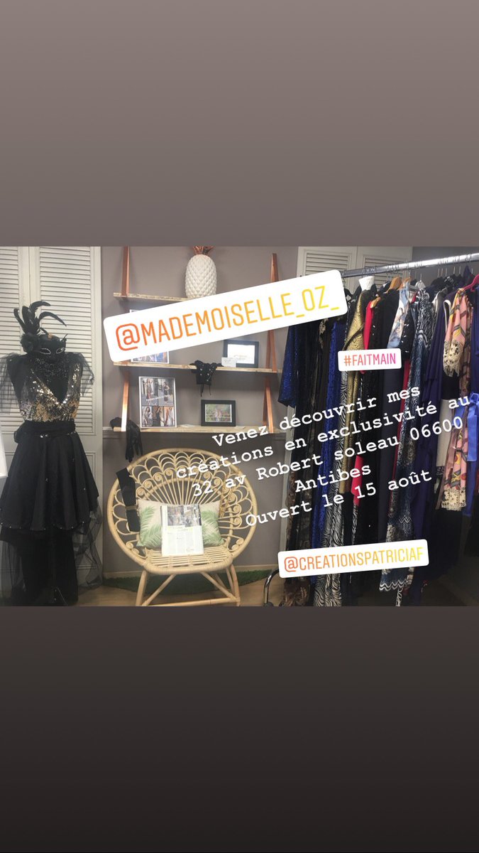 creationspat06's tweet photo. #Mes créations sont en vente en exclusivité jusqu’à fin août à la boutique de Mademoiselle oz #faitmain #France #artisanat #vente #madeincannes #antibes #mademoiselleoz https://t.co/jn17DsFdOc