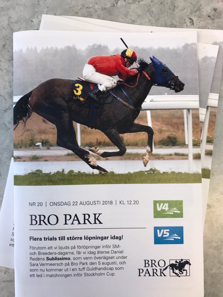 moncorge_c's tweet photo. #Plat 🇸🇪 Mercredi à @bropark_se, @StallZet sort ses deux pensionnaires, #Sublissimo qui vient de lui offrir (en couv. du programme) sa 1ère victoire et #SilverExpress. RDV à 13h10 https://t.co/qHKdD9Dlfc