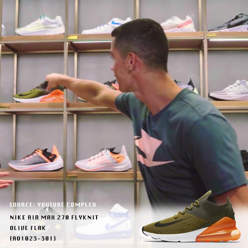 nike air max 270 flyknit olive flak
