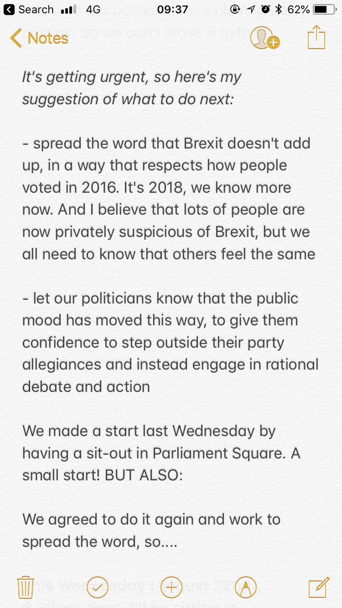 genmon's tweet image. I don't know what to do about Brexit, so for the 2nd time I'm going to peacefully sit out to spread the message that Brexit doesn't add up:

👉 Parliament Sq, this Wednesday (Aug 22nd), 6.30pm-8pm

Come join me. I'll be planning how to get the word out, and here's why: