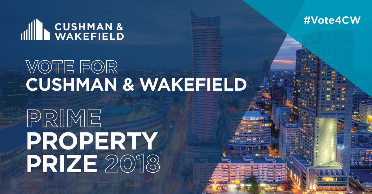 CushWakeCE's tweet photo. #Vote4CW Cushman &amp; Wakefield has been shortlisted as Advisory Firm of the Year in the Prime Property Prize 2018 Awards. We would be delighted if you vote for us! https://t.co/fuYzYfKFwU https://t.co/uZSecokvyp