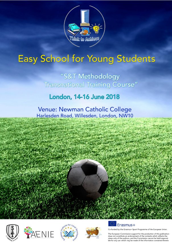 EasyStudents's tweet photo. "S&T approach and Methodology"
S&T Methodology 1st Transnational Training Course of "Easy School for Young Students" project will take place in London, 14-16 June 2018!! #esyproject #ErasmusPlus #eu_equality #EuropeanUnion #bestpractices #trainingcourse #transnational_training https://t.co/uINBiqqjPp