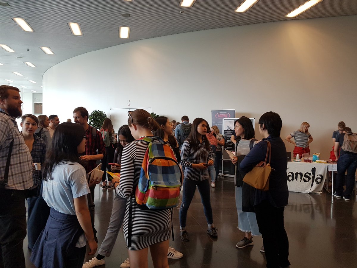 helijokela's tweet photo. Wishing hundreds of new international students welcome in #Tampere! #visittampere #UTA https://t.co/BXzKlMHDse