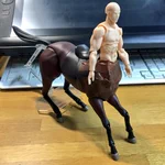 上半身が人間になる理由ｗフィギュア同士を合体させてケンタウロスを作った人!