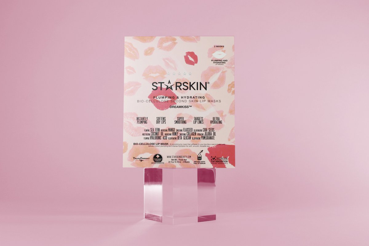 LatestInBeauty's tweet photo. Start your Monday right with a pillow-soft, visibly plumped, irresistible pout. The @STARSKINBEAUTY DREAMKISS Plumping and Hydrating Second Skin Lip Mask reveals the secret 💋 https://t.co/accfQiHXDW #LIBICONS https://t.co/ML77UXtGoJ