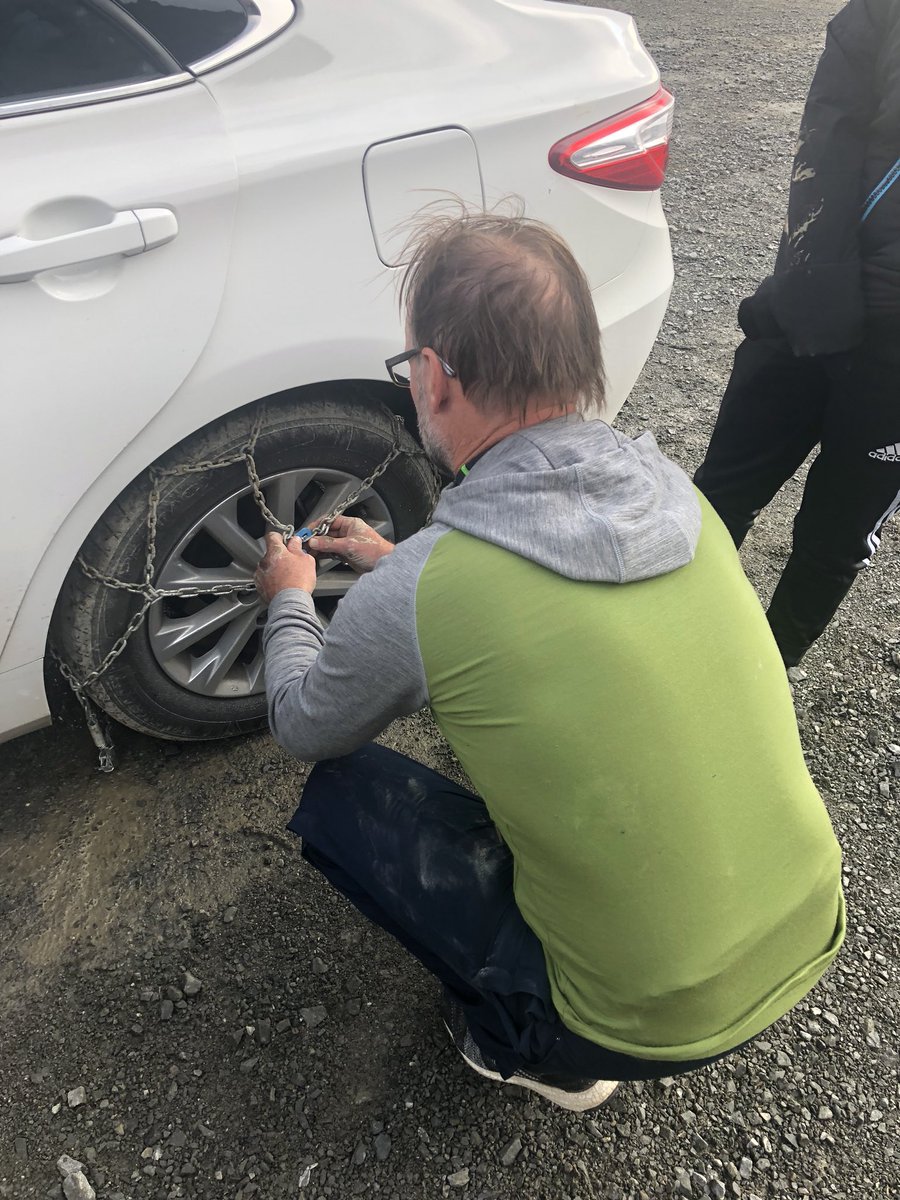 DolanGerard's tweet photo. Linda Emmett and Martin Emmett remember that special day with our friend the tyre chain! https://t.co/PGP1g5ydbl