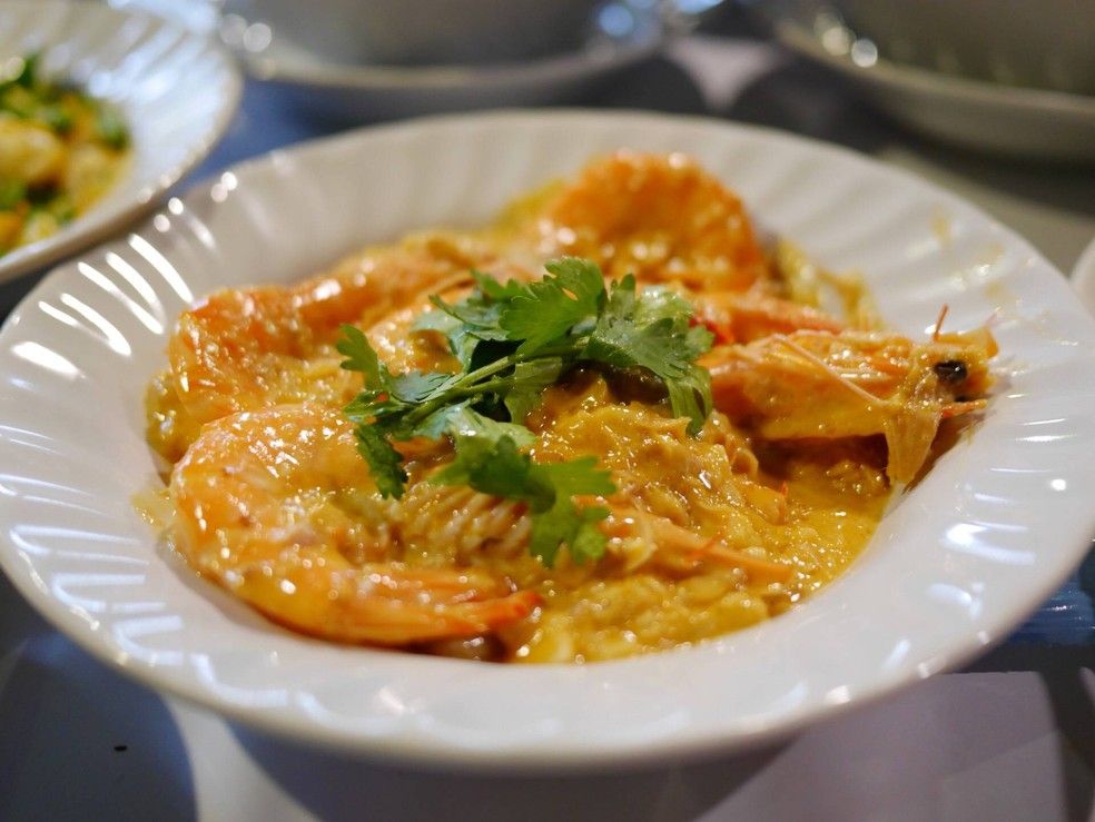 wongnai's tweet image. 🚀 กุ้งผัดมันกุ้งสูตรมหาชัย คือดียยยย์มากจานนี้ กุ้งสดตัวใหญ่ มันกุ้งคลุกข้าวคือเด็ดมากกกก!
📍บ้านนวล : ถนน สามเสน กรุงเทพมหานคร
📷 นักรีวิววงใน #วงในพาแดก