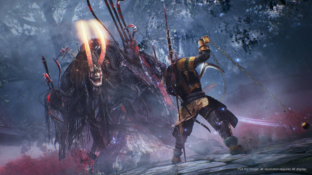 des_ttv's tweet photo. Happy Monday Ladies and Gents!! We are kicking our week off with Taking down the Ogress in Nioh! This is a Blind Playthrough so come in and enjoy! :D

https://t.co/PppuI6TqBw  
#Nioh #CampUtopia #TwitchTBD #gaming #PlayStation4 #Yokai @TwitchTVGaming https://t.co/MuJ8chu07p