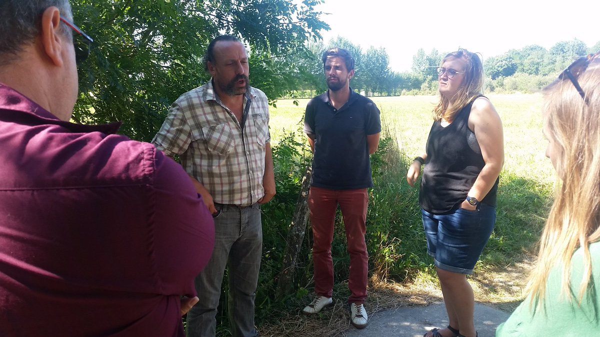 ThibOey's tweet photo. Ferme écocitoyenne Identi'Terre : 260hectares consacrés à l'agriculture bio &amp; au polyélevage en plein air intégral. Un très bel exemple d'agronomie rationnelle au service d'une alternative agricole au productivisme. Un grand merci à Benoît Biteau pour son accueil chaleureux #TFAA https://t.co/5aaMTqRTyM