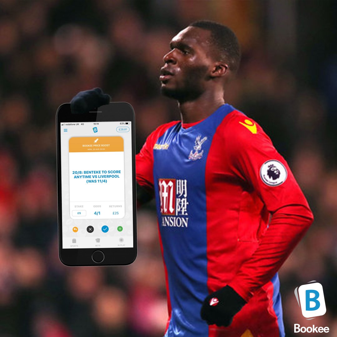 Can @christianbenteke score against his old club? We’ve boosted him to 4/1 (was 11/4) to score anytime! #crystalpalace #liverpool #CRYLIV #epl #premierleague #BetWhenYouWant