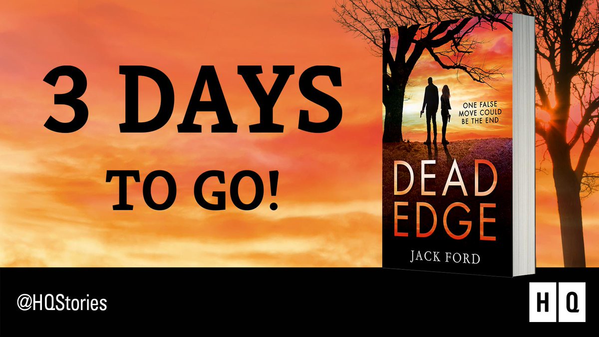 HQstories's tweet photo. Only 3 days until Dead Edge is out now! #deadedge #thriller
Get your copy at https://t.co/5MCXpoHqTP The #countdown with Jack Ford is on! πΎ π https://t.co/h2RegmoPCR