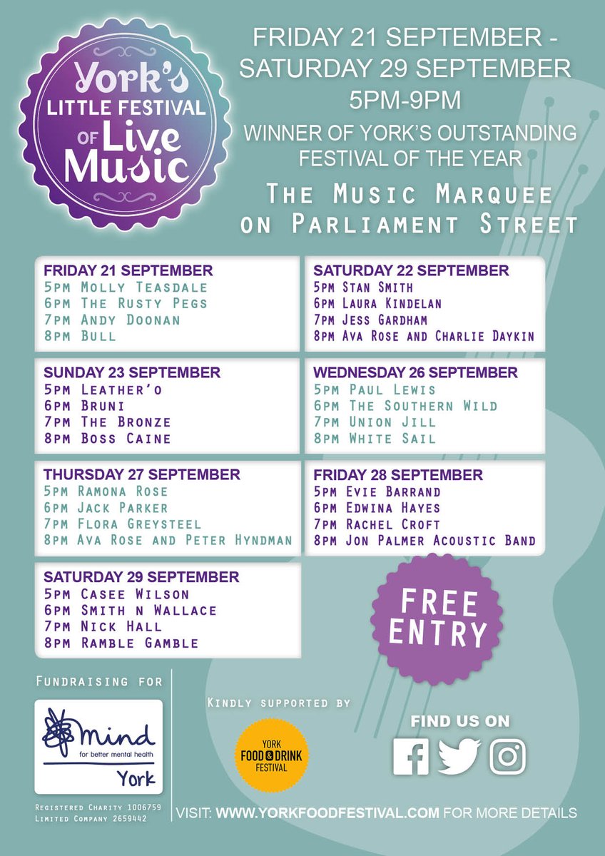 Delighted to share with you the <a href="/Live_Music_Fest/">Fest of Live Music</a> poster! Please RT to help us spread the word! It's #familyfriendly! 

#livemusic #music #york #yorkshire #musicfestival #northyorkshire #musicwithoutbarriers #musicfestivals #folkmusic #acousticmusic #whatsonyork